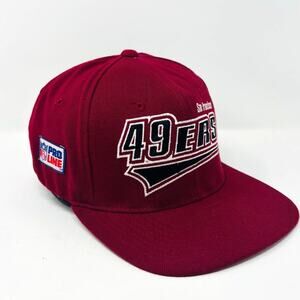 Vintage Starter San Francisco 49ers Hat Cap One Size Mens 90’s Red Black NFL